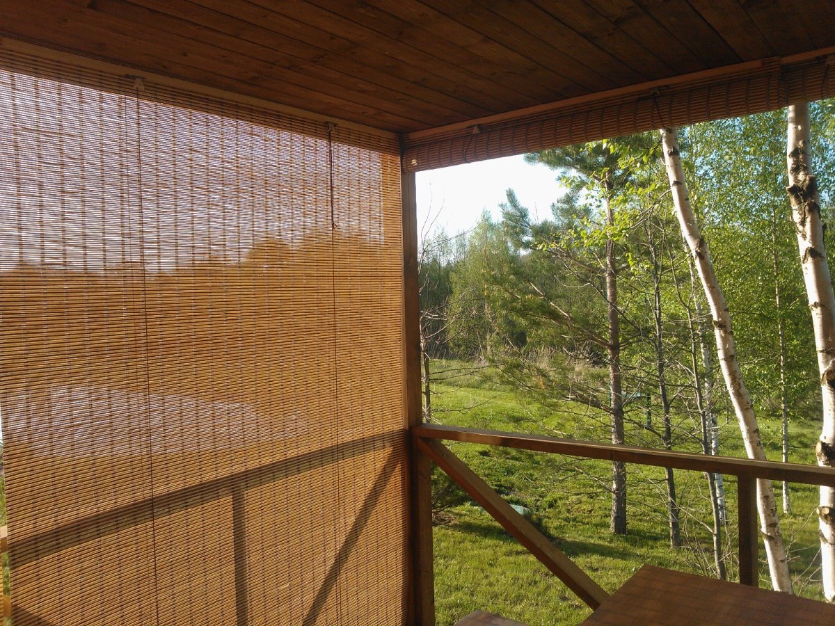 tende in bambù